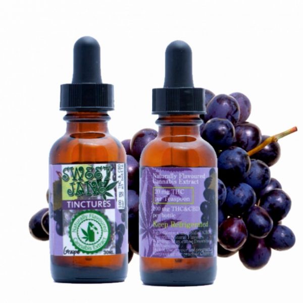 medical cannabis medical marijuana products Sweet Jane THC and CBD Grape Flavoured Tincture - 420 mg