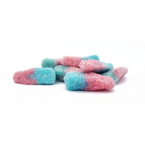 CBD Sour Bubble Gum Gummies - 300mg CBD
