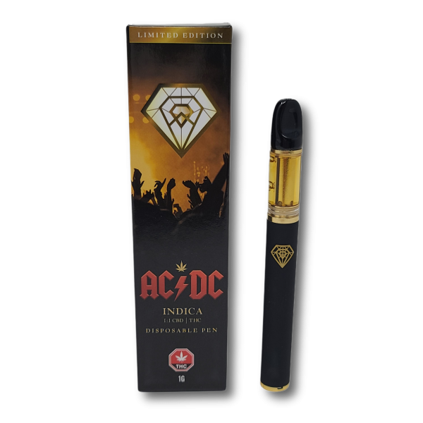 ACDC 1:1 Diamond Concentrates Disposable Vape Pen - 1 Gram - ***Limited Edition***