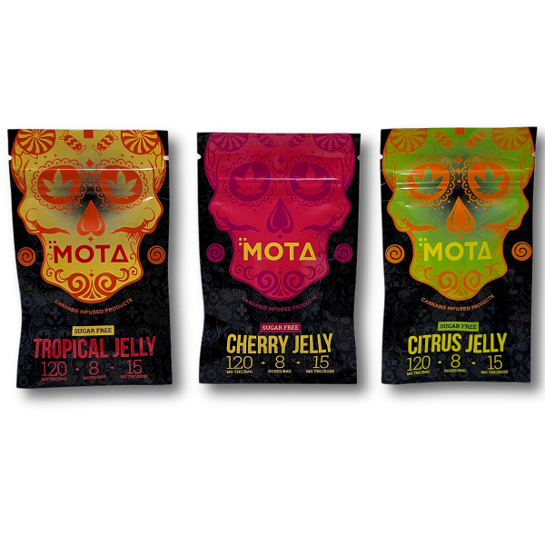 Mota Sugar Free Jelly. 120 MG THC