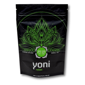 Yoni Relax Cannabis Infused Tea - Mota - 300 mg THC 100 mg CBD