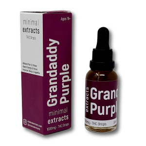 Grandaddy Purple Tincture - 1000mg THC - Minimal Extracts