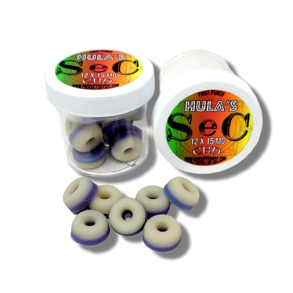 CBD Hulas Fruit Punch Gummies - SeC