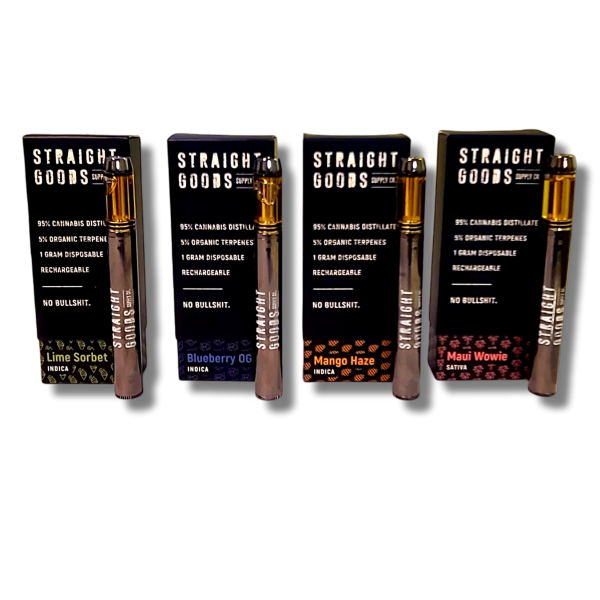 Straight Goods Supply Co. - Disposable Vape Pens - 1 Gram