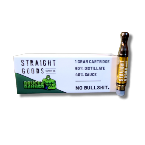 Bruce Banner Terp Sauce Cartridges - 1 Gram - Straight Goods