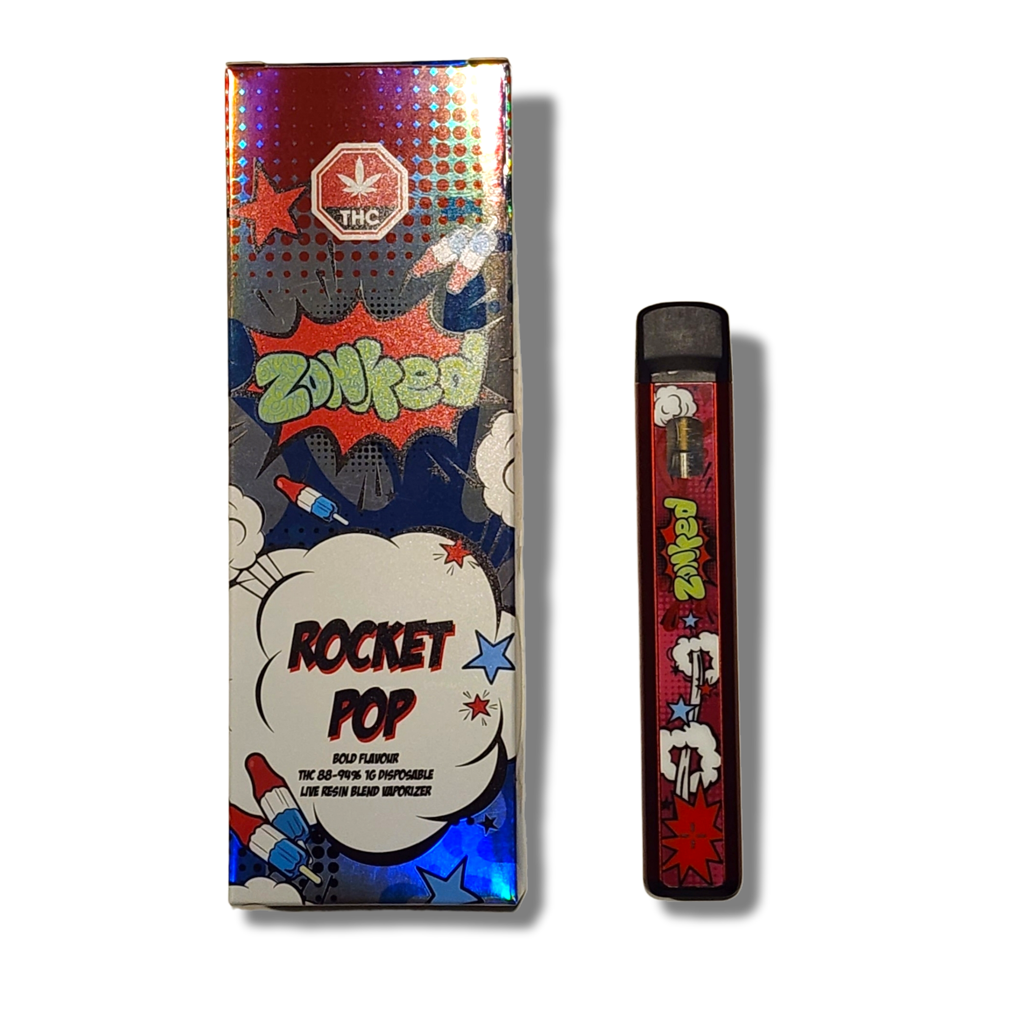 Live Resin Vape Pens - Extra Strength - Multiple Flavours - Zonked