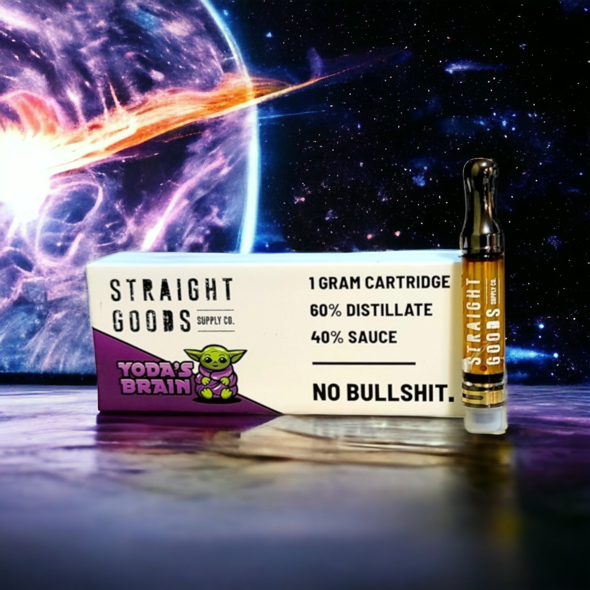 Straight Goods Supply Co. - 1 Gram Cartridge - Yoda's Brain