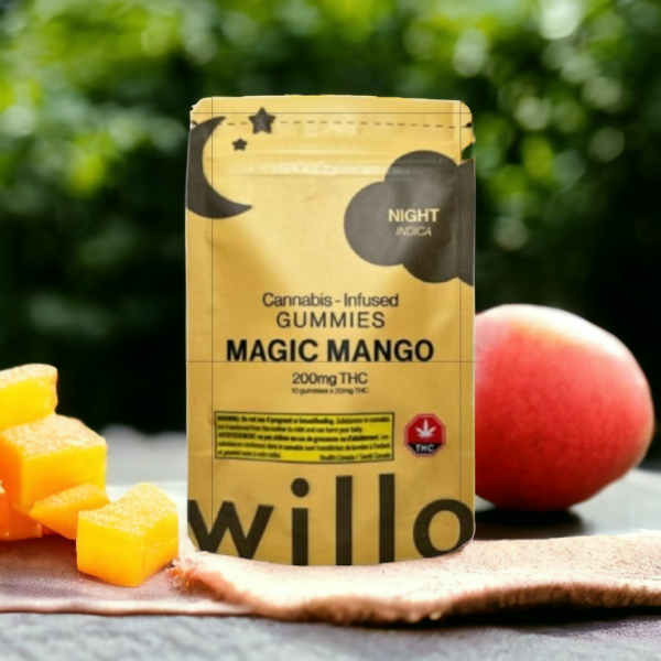 Willo – 200mg THC Magic Mango (Night) Gummies