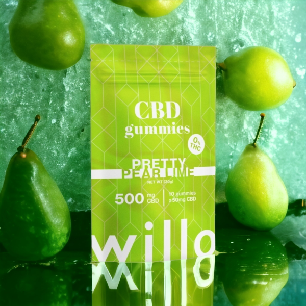 Willo – 500mg CBD Pear Lime Gummies