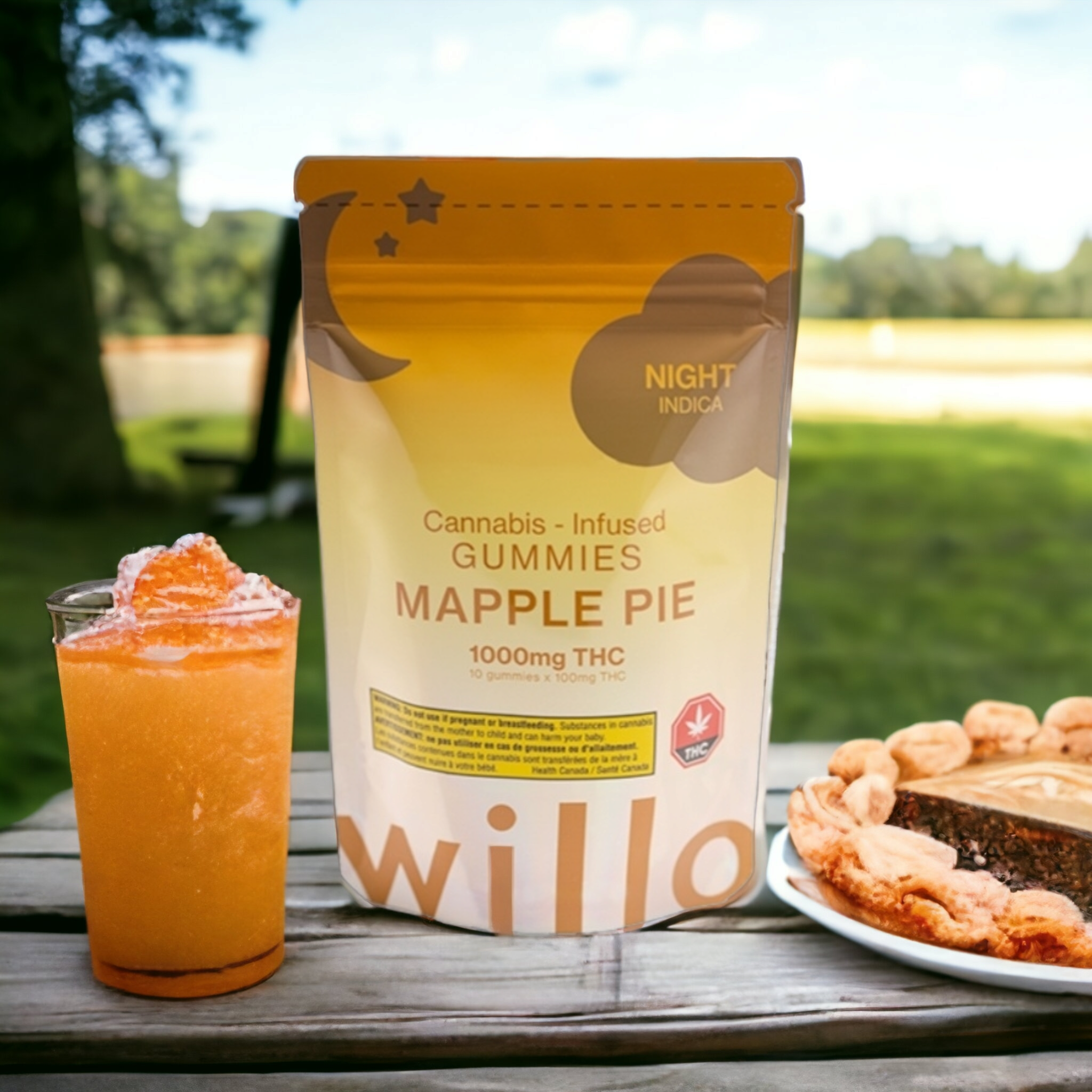 Willo – 1000mg THC Maple Pie (Night) Gummies