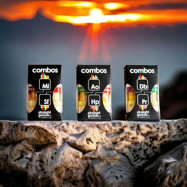 Straight Goods 2 In 1 Combos – (2 x 1 Gram Carts)